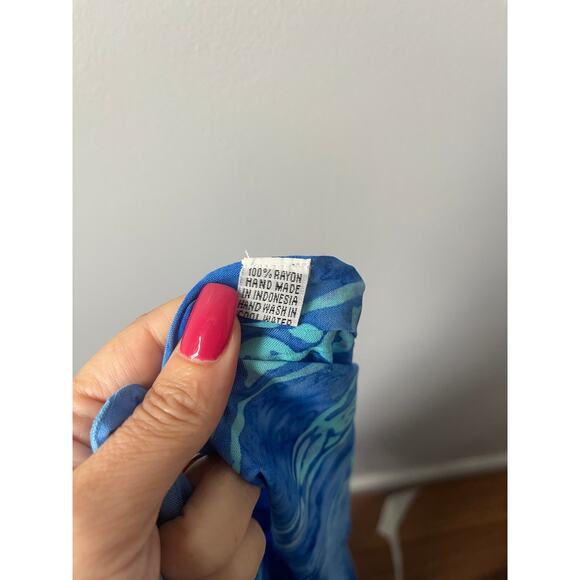 Beautiful Ocean Blue Caribbean Tapestry Scarf Cover Up Cloth - Picture 4 of 4